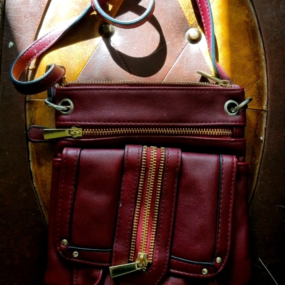 Maroon Crossbody Bag